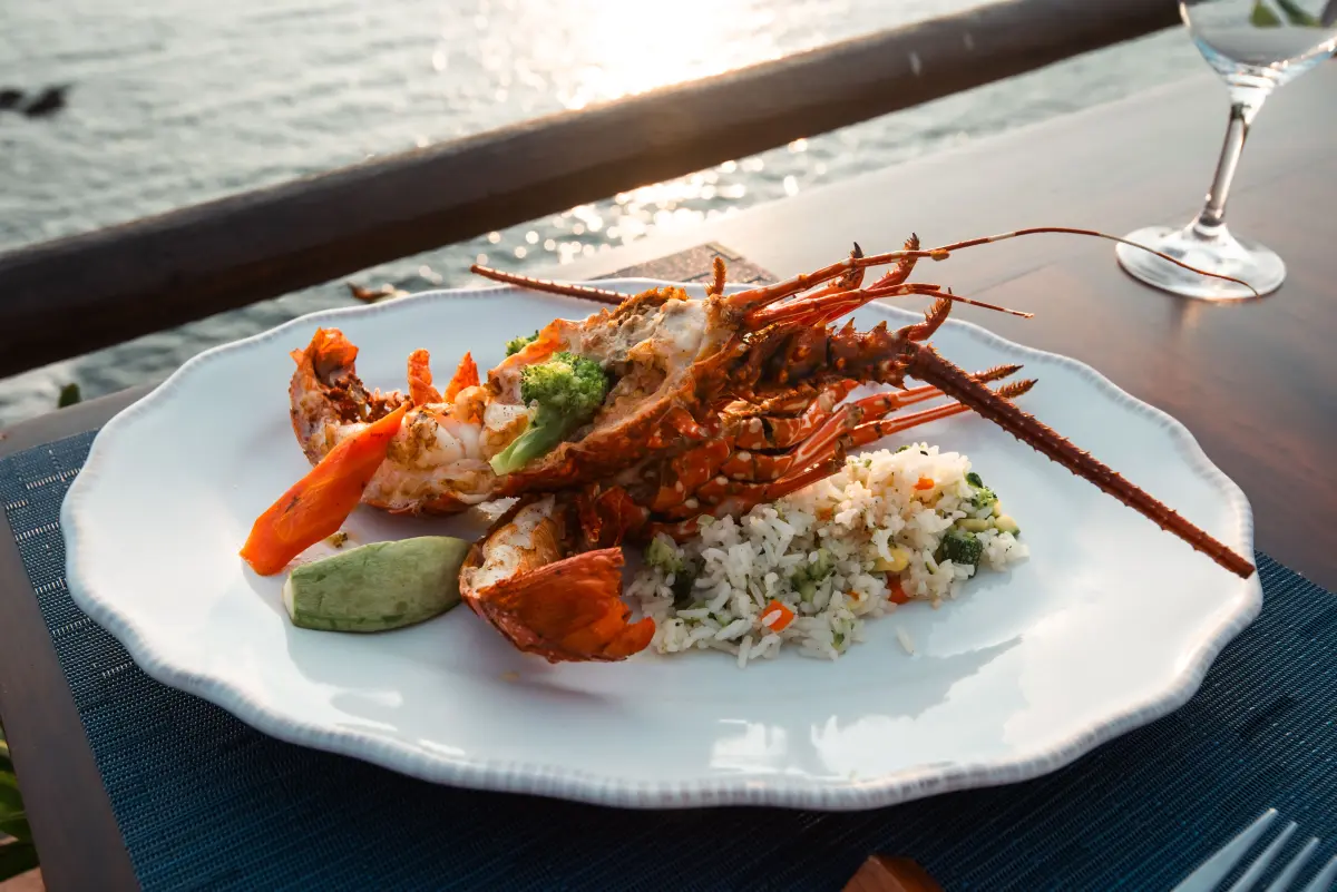 Grilled Spiny Lobster